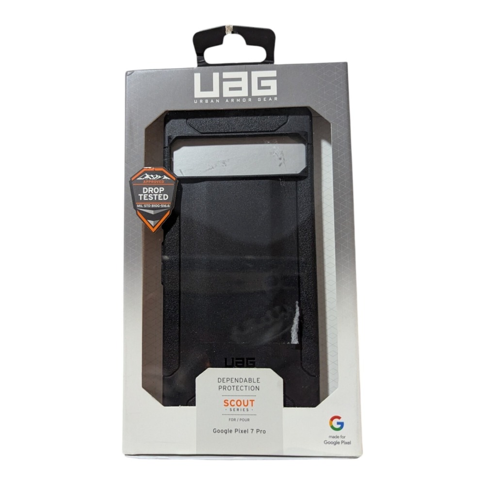 F4-P UAG‎ Urban Armor Gear Scout Case Google Pixel 7 Pro - Black ⬇️